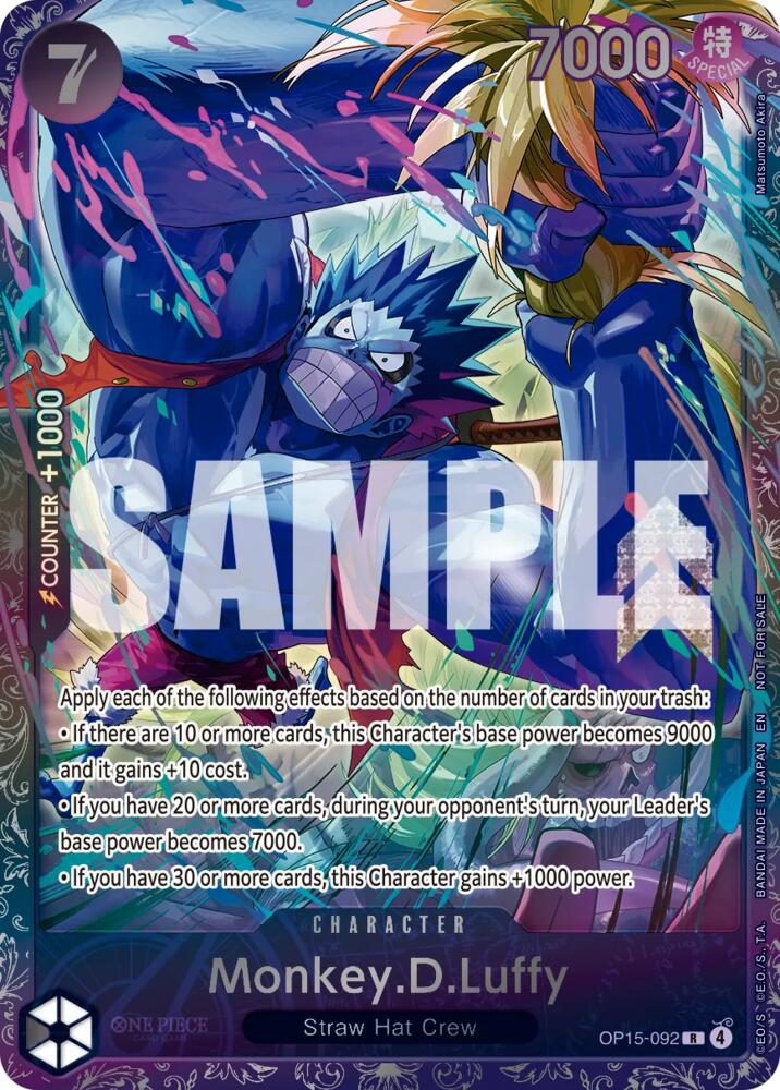 Monkey.D.Luffy (Treasure Cup August 2026), One Piece Promotion Cards OP15-092