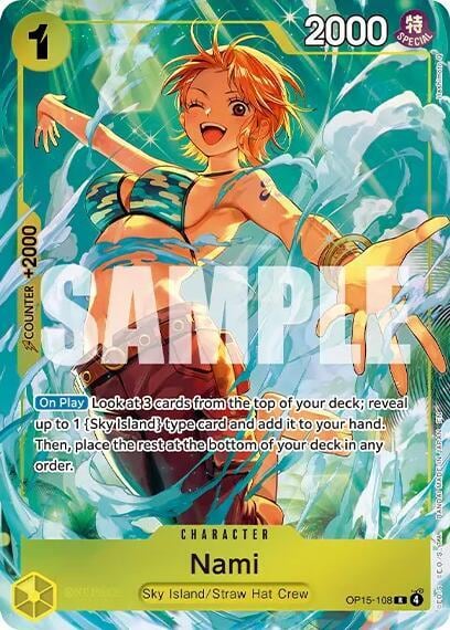 Nami (Premium Card Collection -Best Selection Vol. 6-), One Piece Promotion Cards OP15-108