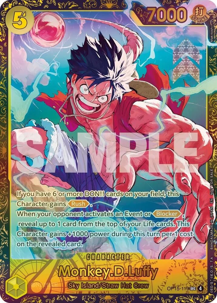 Monkey.D.Luffy (OP15-119), One Piece Promotion Cards OP15-119