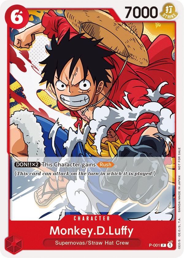 Monkey.D.Luffy (Super Pre-Release) [Participant], One Piece Promotion Cards P-001