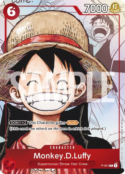 Monkey.D.Luffy (Alternate Art), One Piece Promotion Cards P-001