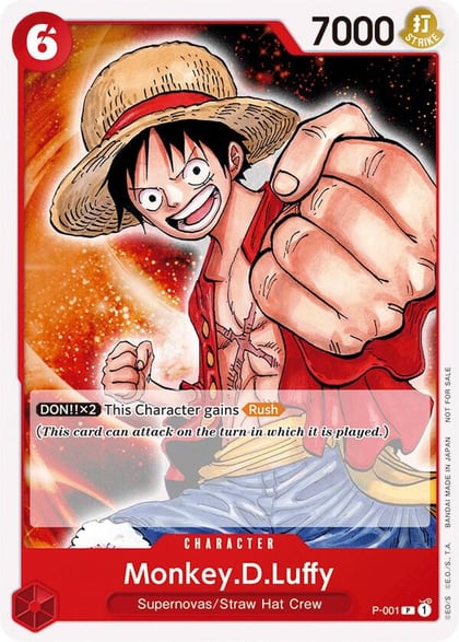 Monkey.D.Luffy (Promotion Pack 2022), One Piece Promotion Cards P-001