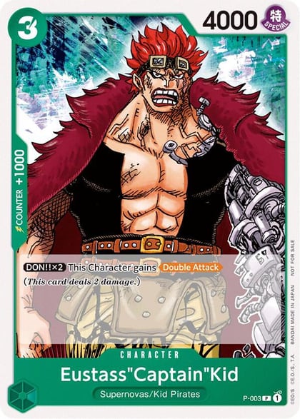 Eustass"Captain"Kid (Promotion Pack 2022), One Piece Promotion Cards P-003
