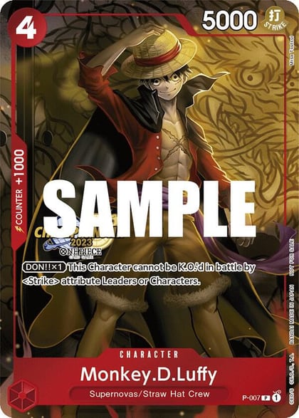 Monkey.D.Luffy (007) (CS 2023 Celebration Pack), One Piece Promotion Cards P-007
