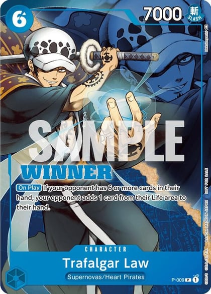 Trafalgar Law - P-009 (Winner Pack Vol. 1), One Piece Promotion Cards P-009