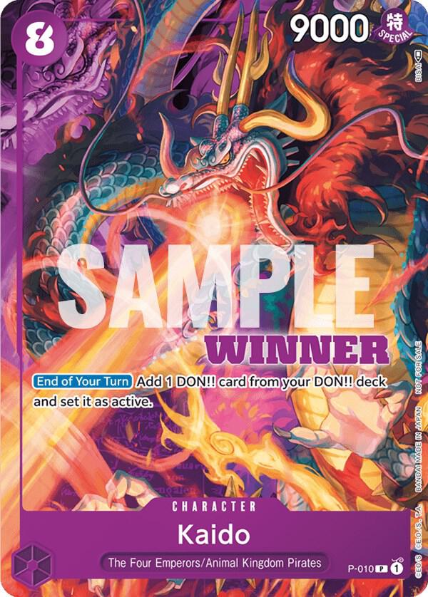Kaido - P-010 (Winner Pack Vol. 1), One Piece Promotion Cards P-010