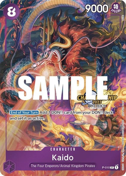Kaido (CS 2023 Celebration Pack), One Piece Promotion Cards P-010