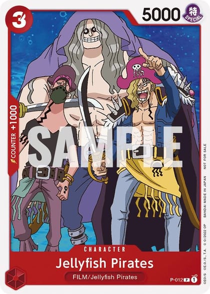Jellyfish Pirates (One Piece Film Red), One Piece Promotion Cards P-012