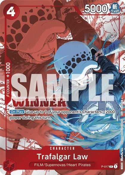 Trafalgar Law (Winner Pack Vol. 7), One Piece Promotion Cards P-017