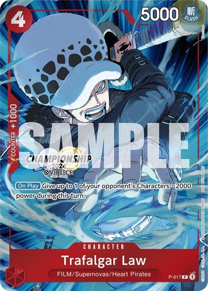 Trafalgar Law (CS 2024 Celebration Pack), One Piece Promotion Cards P-017