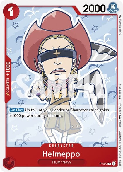 Helmeppo (One Piece Film Red), One Piece Promotion Cards P-020