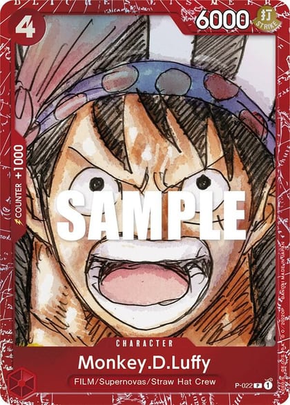 Monkey.D.Luffy (Premium Card Collection -ONE PIECE FILM RED Edition-), One Piece Promotion Cards P-022