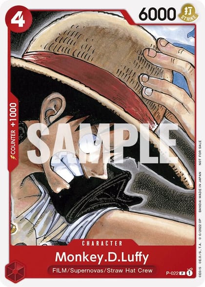 Monkey.D.Luffy (One Piece Film Red), One Piece Promotion Cards P-022