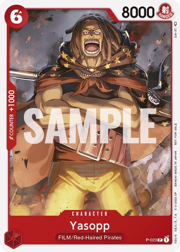 Yasopp (One Piece Film Red), One Piece Promotion Cards P-023