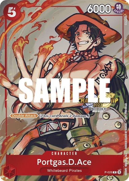 Portgas.D.Ace (CS 2023 Event Pack), One Piece Promotion Cards P-028