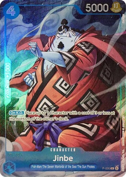 Jinbe (Seven Warlords of the Sea Binder Set), One Piece Promotion Cards P-030