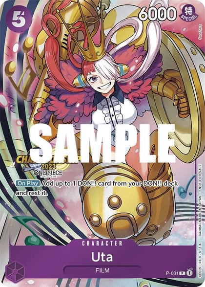 Uta (CS 2023 Event Pack), One Piece Promotion Cards P-031