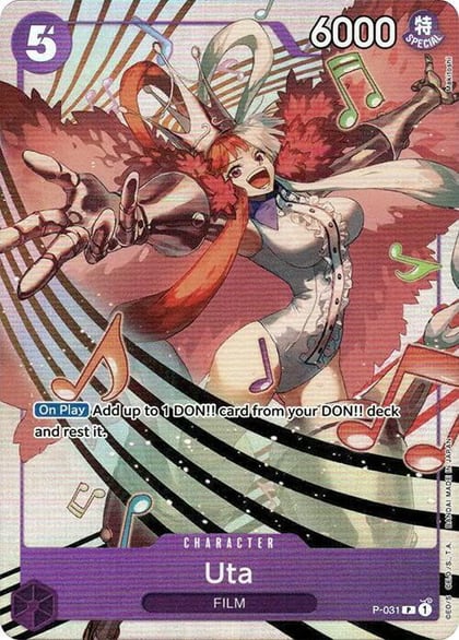 Uta - P-031 (Premium Card Collection -Uta-), One Piece Promotion Cards P-031