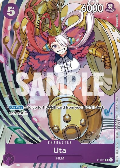 Uta (Event Pack Vol. 1), One Piece Promotion Cards P-031