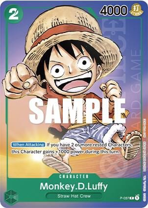 Monkey.D.Luffy (Anime Expo 2023), One Piece Promotion Cards P-037