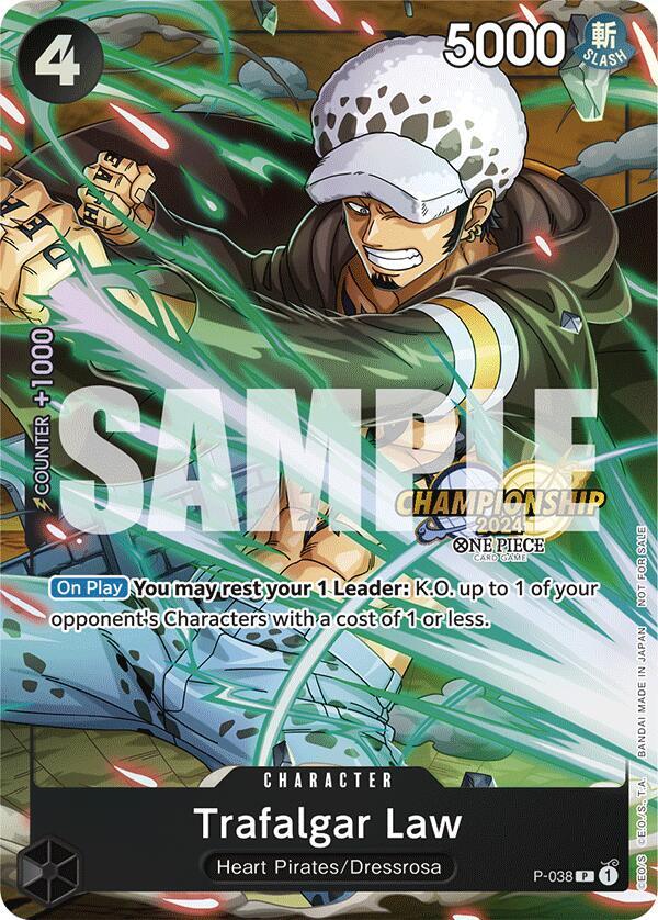 Trafalgar Law - P-038 (CS 2024 Event Pack), One Piece Promotion Cards P-038
