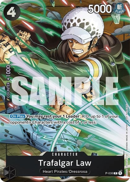 Trafalgar Law (Event Pack Vol. 4), One Piece Promotion Cards P-038