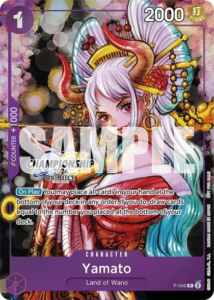 Yamato (CS 2024 Event Pack Finalist), One Piece Promotion Cards P-046