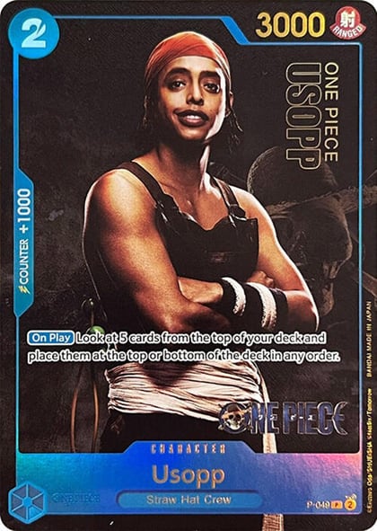 Usopp (Premium Card Collection -Live Action Edition-), One Piece Promotion Cards P-049