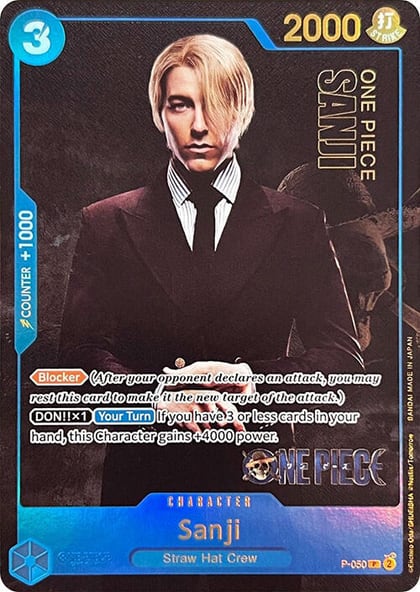 Sanji (Premium Card Collection -Live Action Edition-), One Piece Promotion Cards P-050