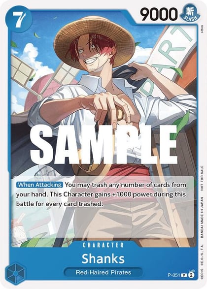 Shanks (Sealed Battle Kit Vol. 1), One Piece Promotion Cards P-051
