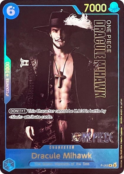 Dracule Mihawk (Premium Card Collection -Live Action Edition-), One Piece Promotion Cards P-052