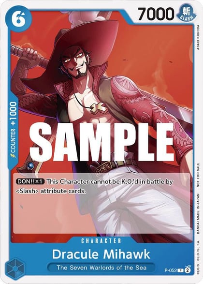 Dracule Mihawk (Sealed Battle Kit Vol. 1), One Piece Promotion Cards P-052