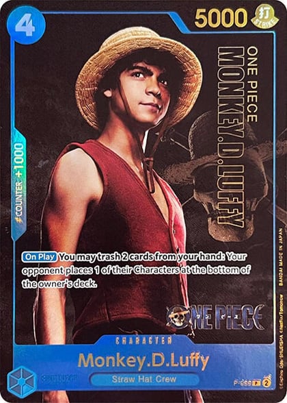 Monkey.D.Luffy (055) (Premium Card Collection -Live Action Edition-), One Piece Promotion Cards P-055