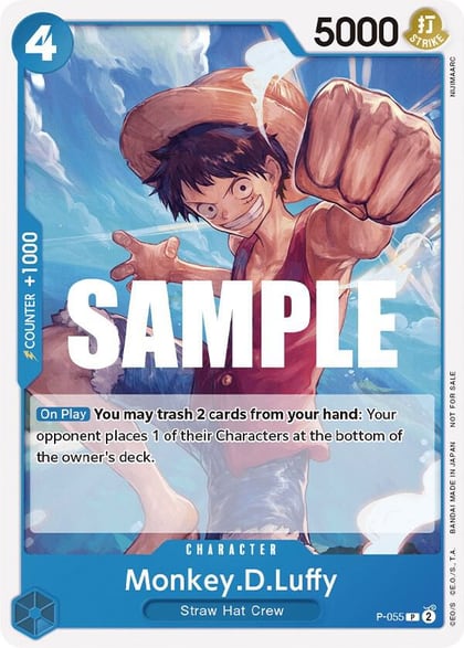 Monkey.D.Luffy (055) (Sealed Battle Kit Vol. 1), One Piece Promotion Cards P-055