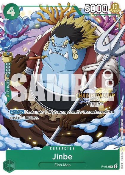 Jinbe (CS 2024 Event Pack), One Piece Promotion Cards P-063