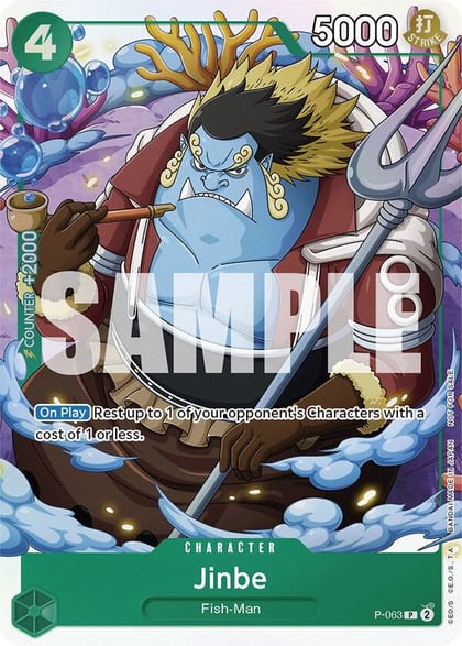 Jinbe (Event Pack Vol. 4), One Piece Promotion Cards P-063