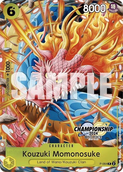 Kouzuki Momonosuke (CS 2024 Event Pack Finalist), One Piece Promotion Cards P-064