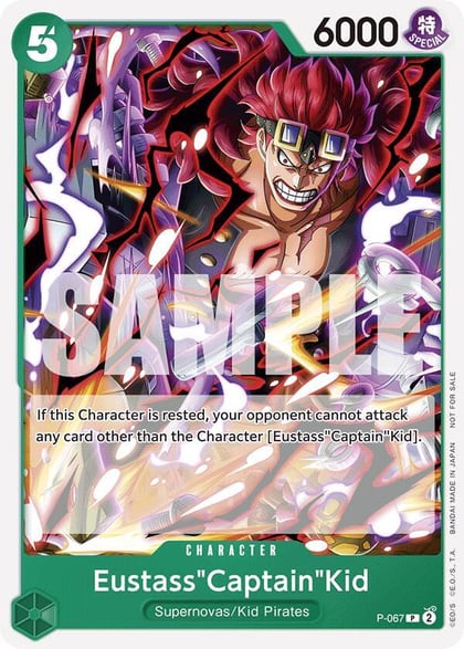 Eustass"Captain"Kid (OP-07 Pre-Release Tournament), One Piece Promotion Cards P-067