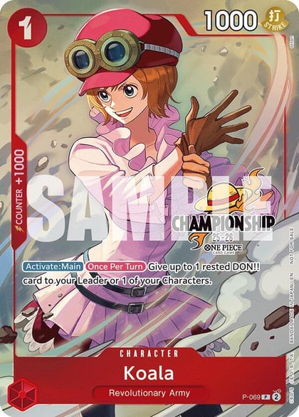 Koala (CS 25-26 Event Pack Finalist Ver.), One Piece Promotion Cards P-069