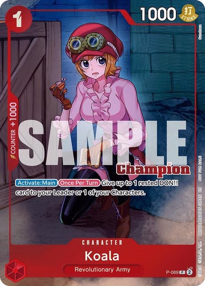 Koala (CS 25-26 Winner Card Set 2), One Piece Promotion Cards P-069