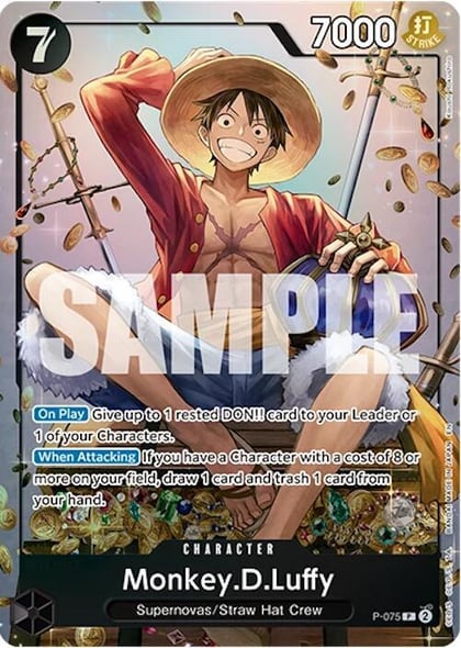 Monkey.D.Luffy (Tin Pack Set Vol. 2), One Piece Promotion Cards P-075