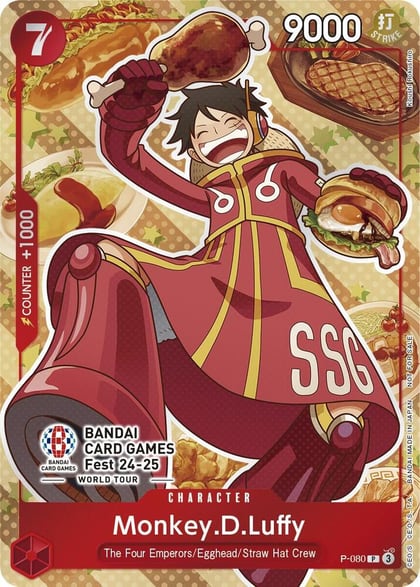 Monkey.D.Luffy (Bandai Card Games Fest 24-25), One Piece Promotion Cards P-080