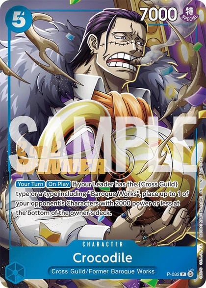 Crocodile (Store 2-on-2 Battle 2025 Winner), One Piece Promotion Cards P-082