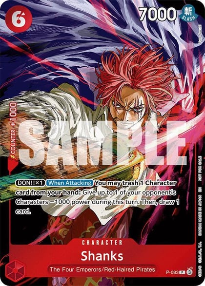 Shanks (Event Pack Vol. 6), One Piece Promotion Cards P-083