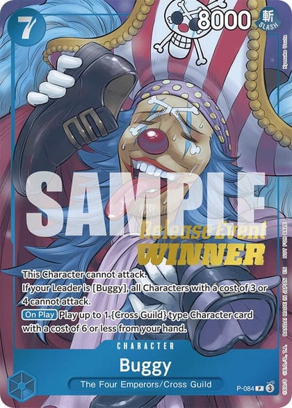Buggy (OP10 Release Event Winner), One Piece Promotion Cards P-084