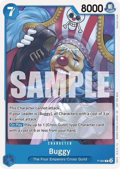 Buggy (OP10 Release Event), One Piece Promotion Cards P-084