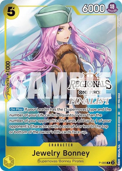 Jewelry Bonney (Offline Regional Finalist Card Set 2025 Vol.2), One Piece Promotion Cards P-085