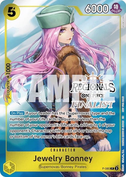 Jewelry Bonney (Online Regional Finalist Card Set 2025 Vol.2), One Piece Promotion Cards P-085