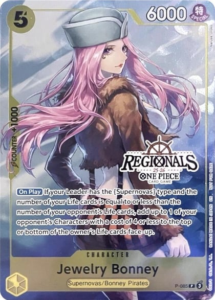 Jewelry Bonney (CS 25-26 Regionals Textured Chase Promo), One Piece Promotion Cards P-085