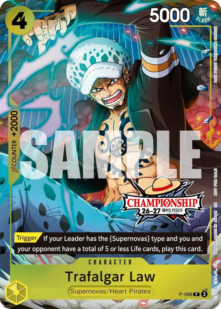 Trafalgar Law (CS 26-27 Event Pack Finalist Ver.), One Piece Promotion Cards P-088